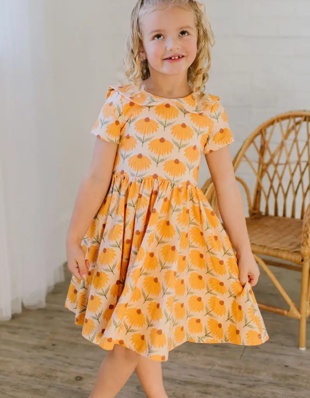 Elizabeth Dress in Sunflower