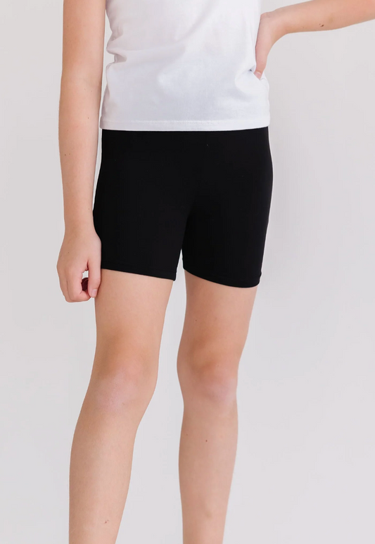 Black Twirl Shorts
