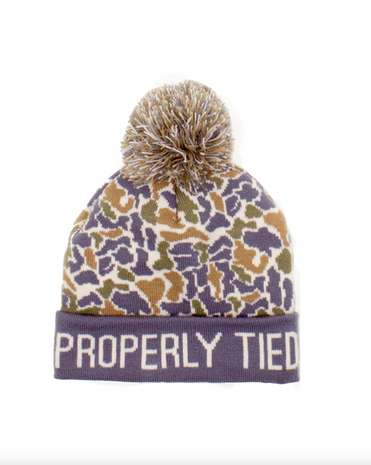 Boys Breck Beanie Field Camo