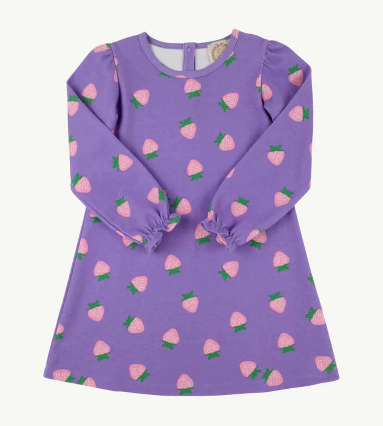 Sanibel Strawberry Sweatshirt Dress