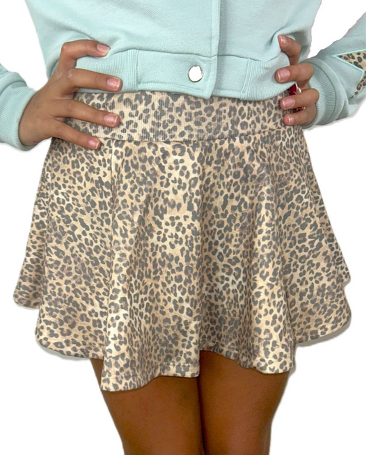 Animal Printed Skort