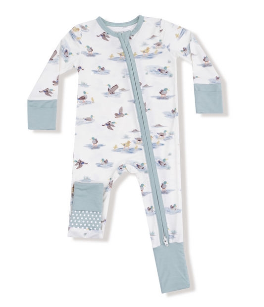 Migrating Mallards - 2 Way Zipper Romper