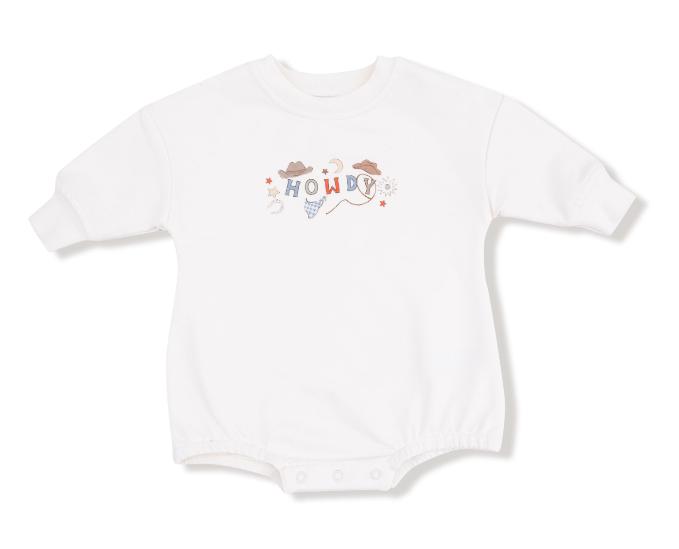 Sweatshirt Bubble With Howdy Silk Screen French Terry