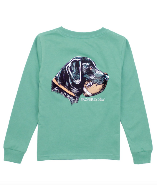 Boys Good Catch LS Ivy Tee