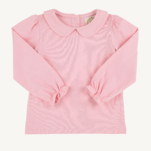 Maude's Peter Pan Collar Onesie - Sandpearl Pink