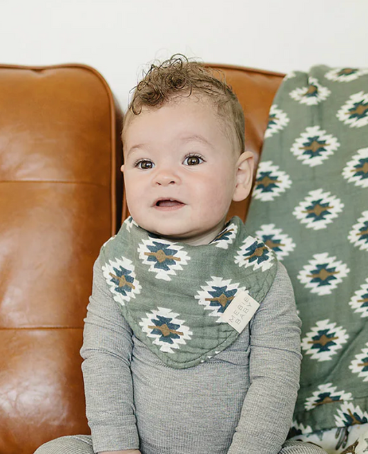 Southwest Aztec Muslin Bib