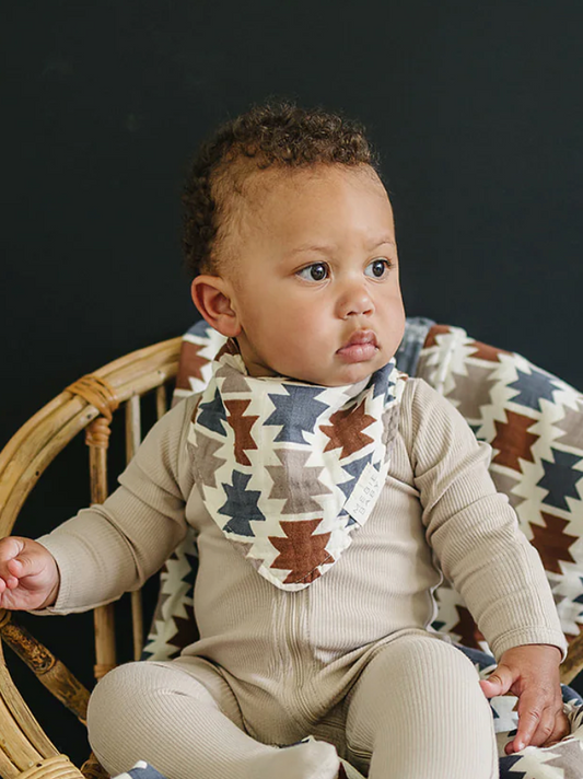Western Aztec Muslin Bib
