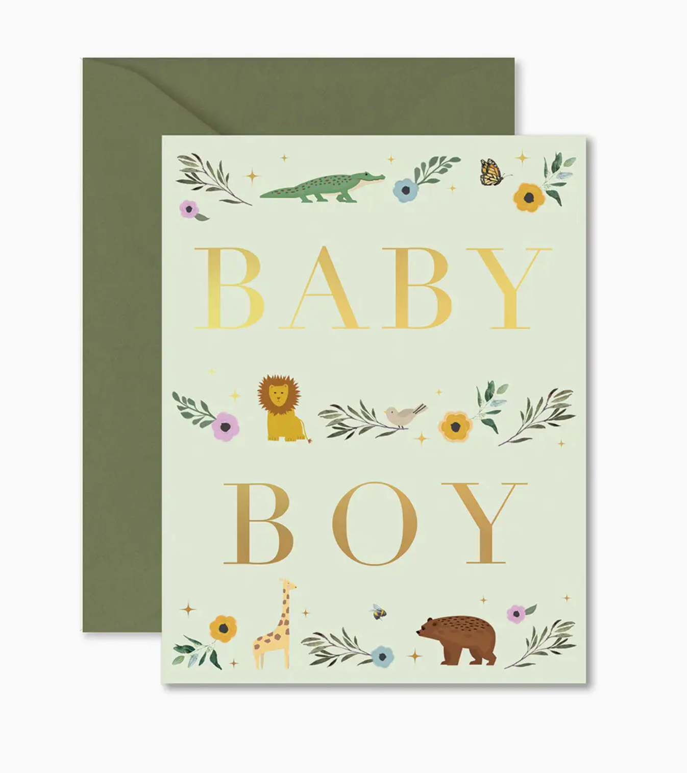 Baby Boy Storybook Card