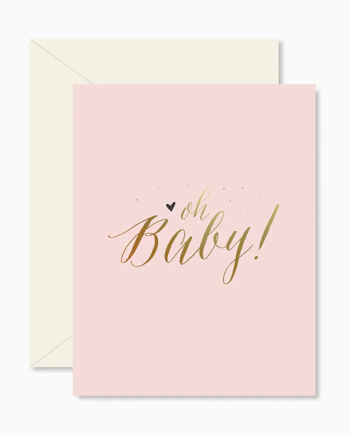 Pink Oh Baby Card