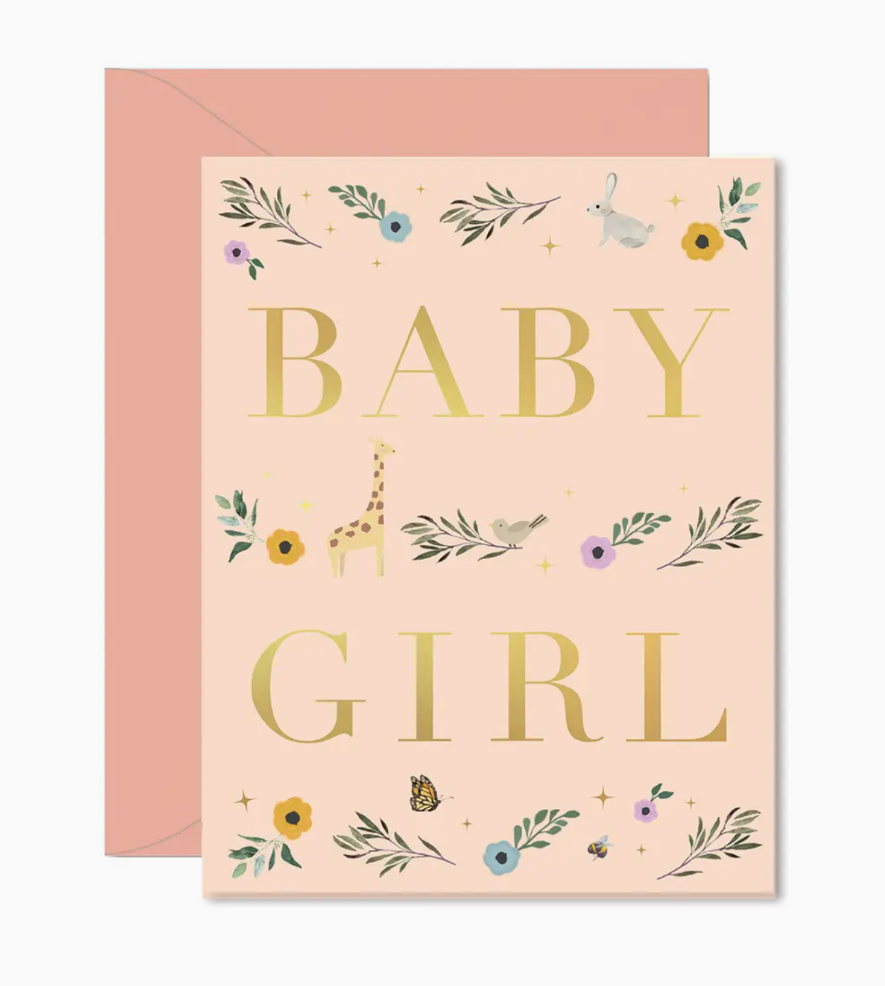 Baby Girl Storybook Card