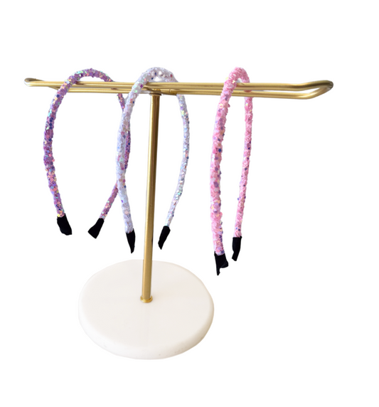 Star Glitter Headband Set