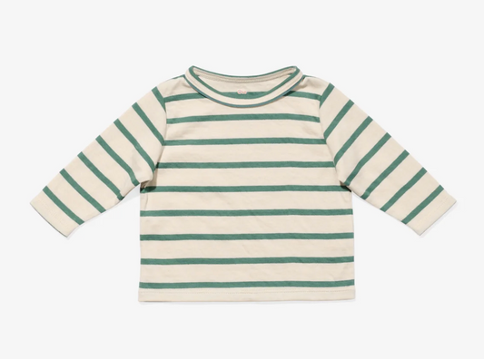 Edward Baby T-Shirt - Pine Stripe
