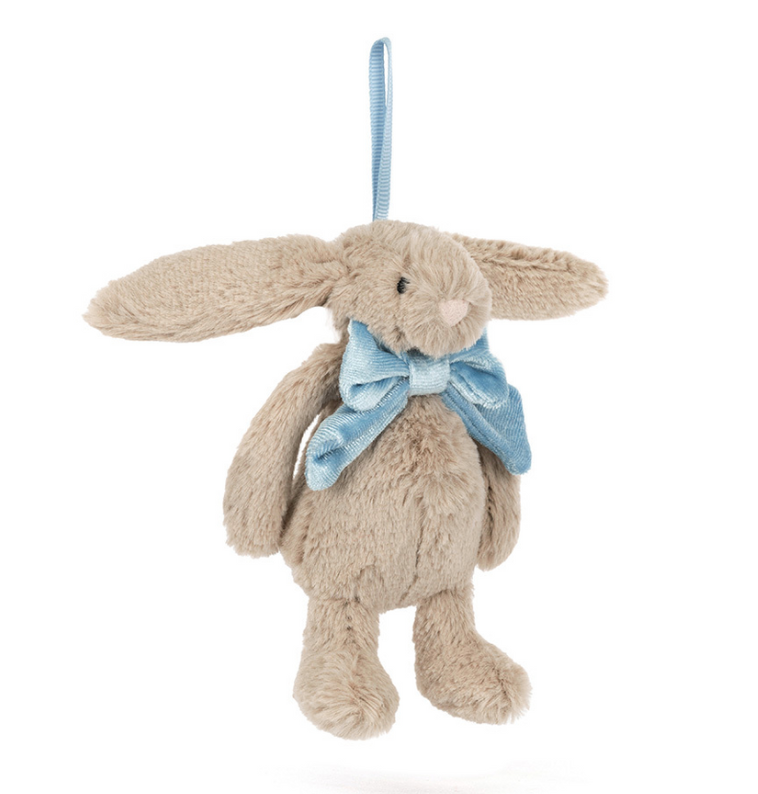 Bashful Beige Bunny Decoration