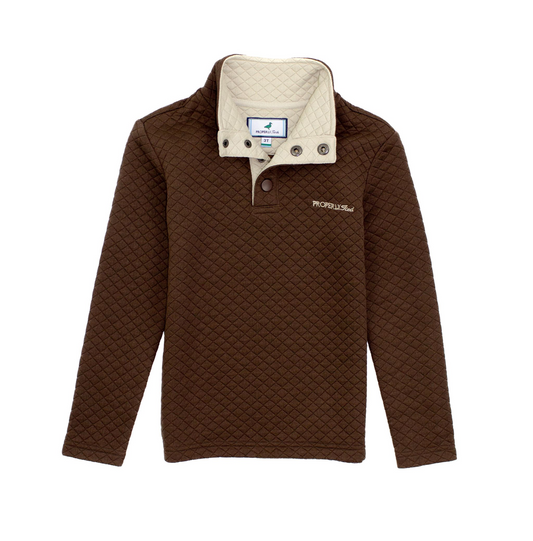 Brown Club Pullover