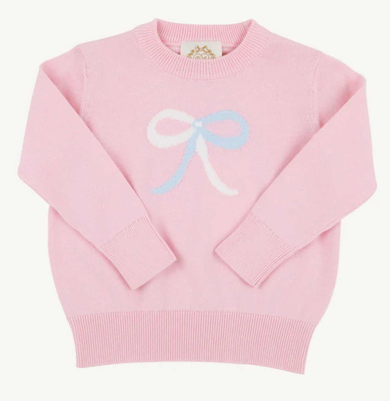 Isabelle's Intarsia Sweater-Palm Beach Pink