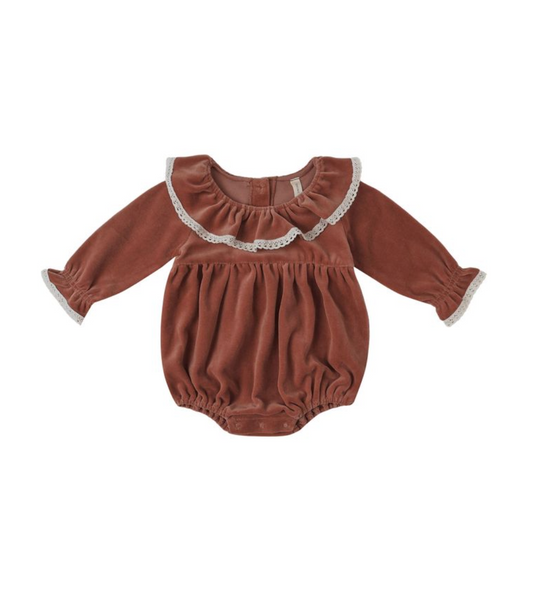 Wendy Romper || Cranberry