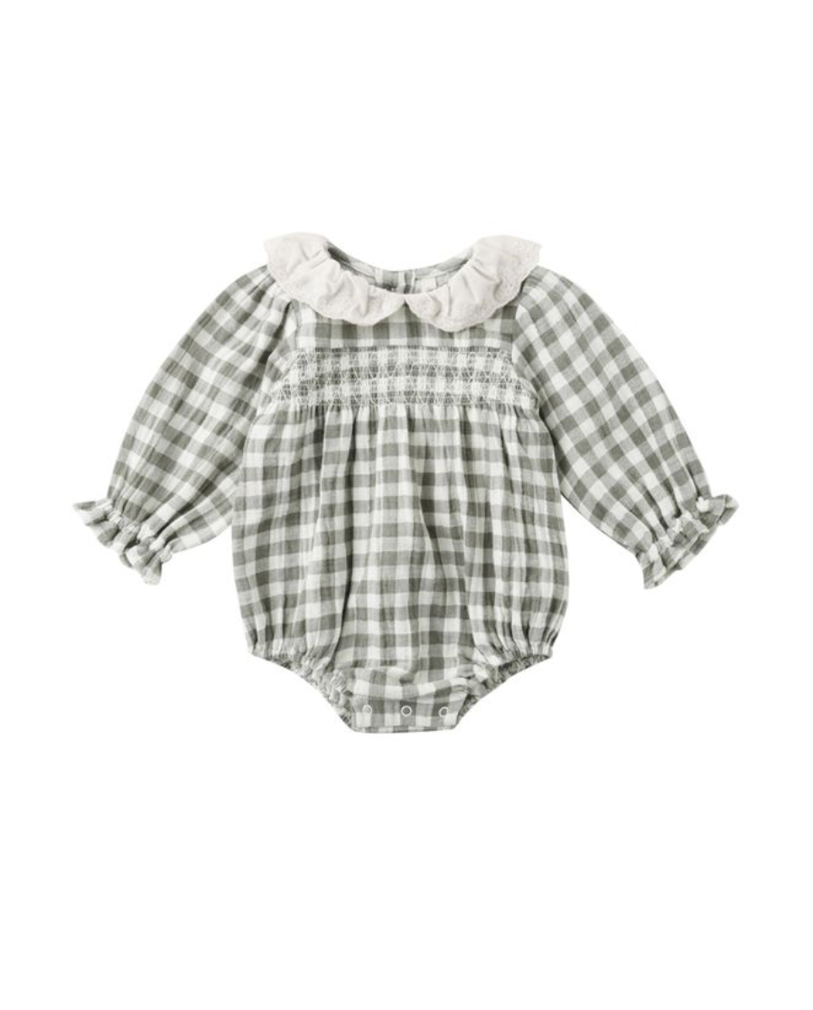 Callie Romper || Forest Check