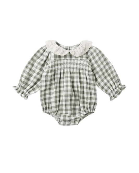 Callie Romper || Forest Check