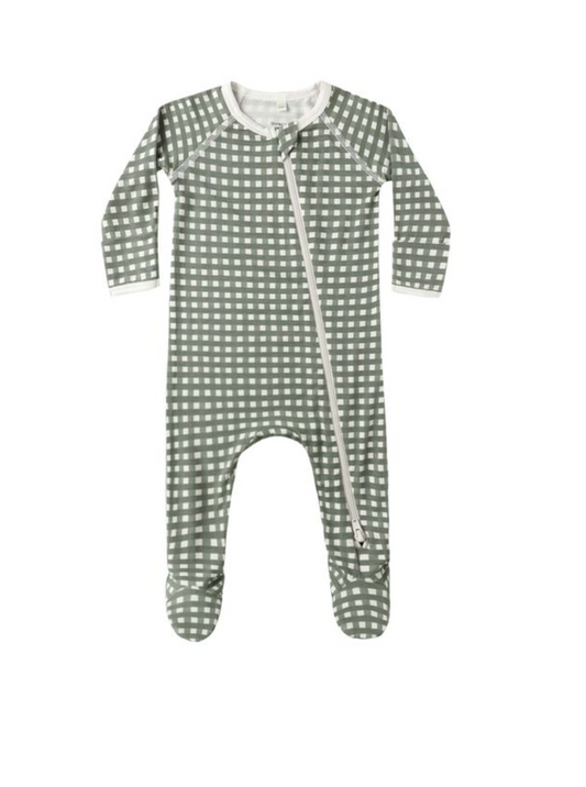 Bamboo Zip Footie || Forest Check