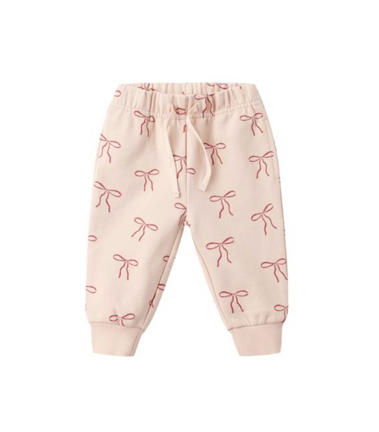 Relaxed Fleece Sweatpant || Red Bows