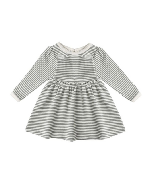 Alda Dress || Forest Stripe