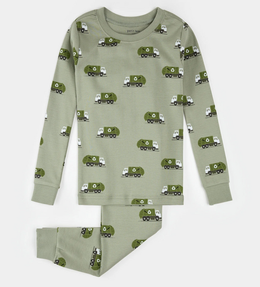 Recycle Truck PJ Set