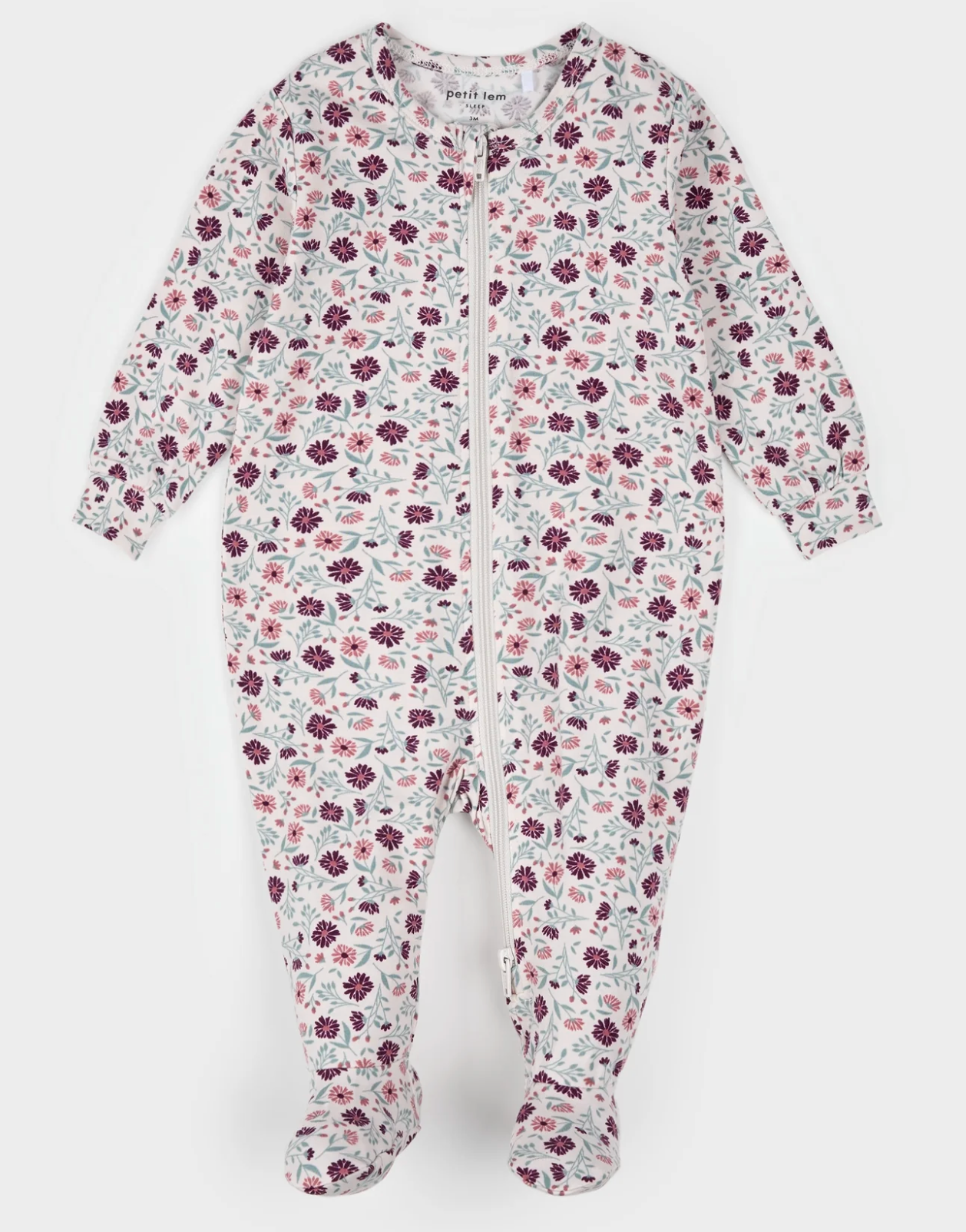 Poppy Floral Footie