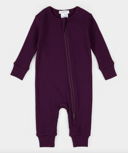 Dark Purple Rib Sleeper