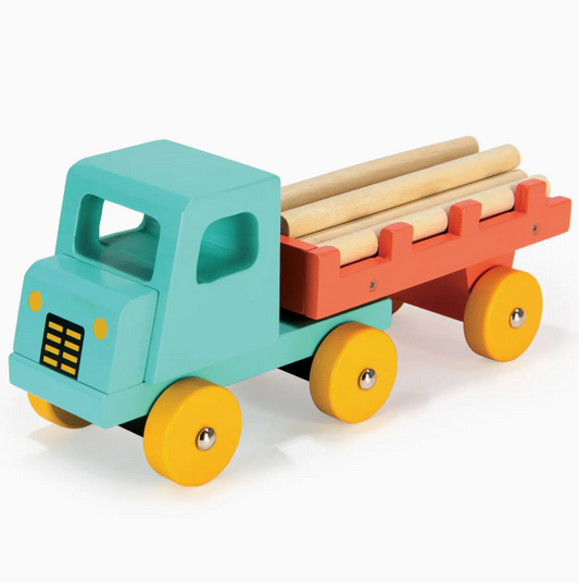 Teal Timber Truck