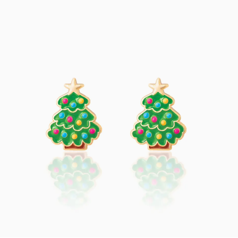Christmas Tree Stud Earrings