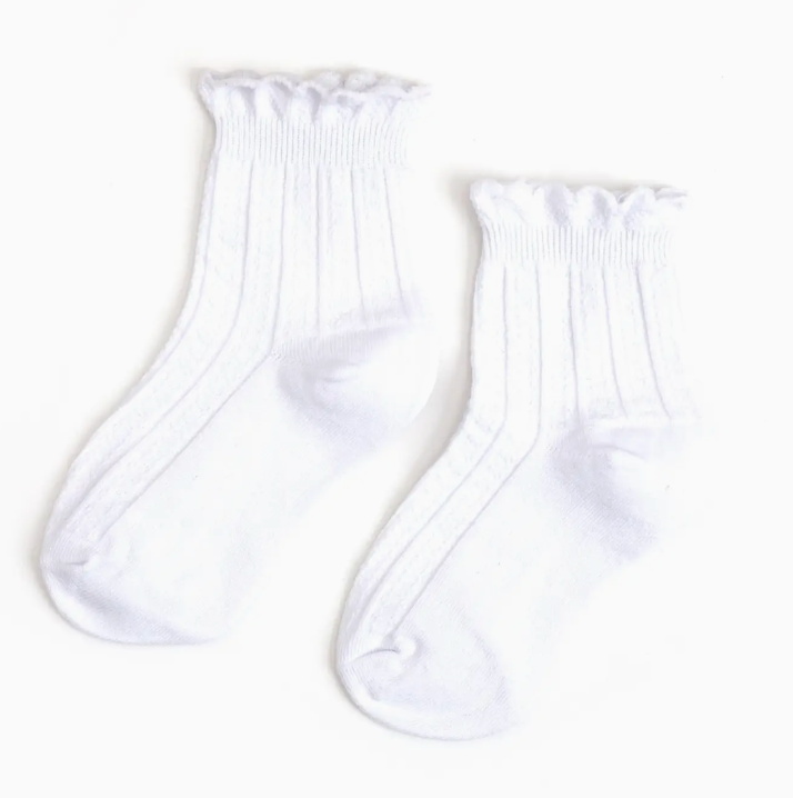 White Frill Socks
