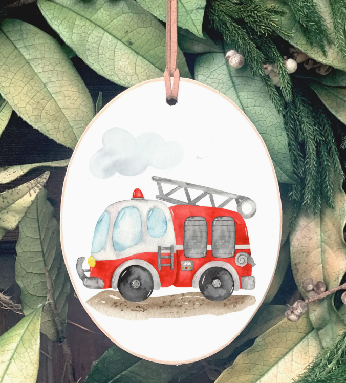 Firetruck Ornament