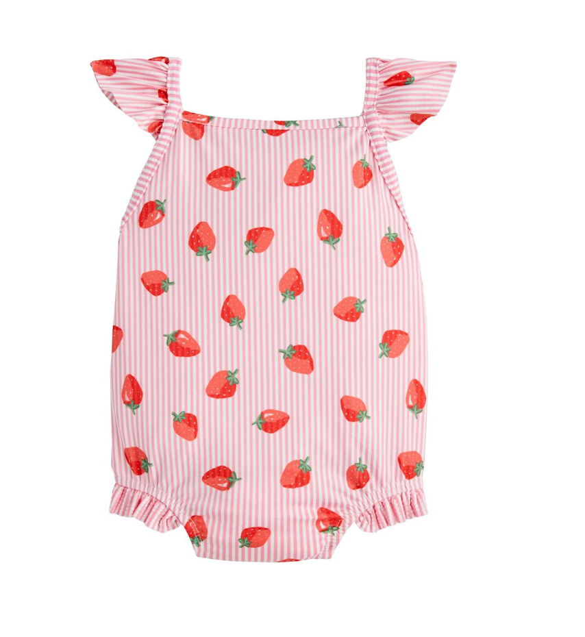 Strawberry One Piece Swimsuit