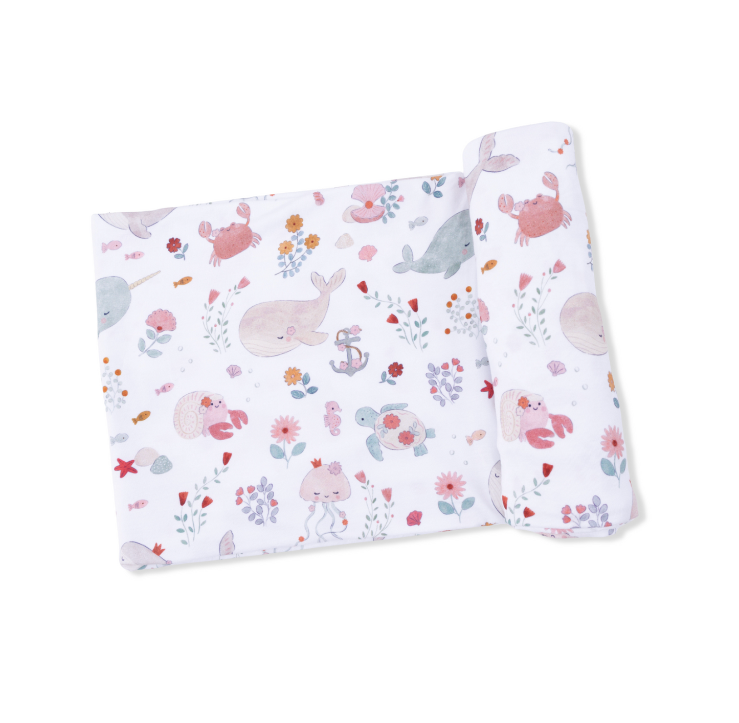 Garden Sea Creatures - Swaddle Blanket