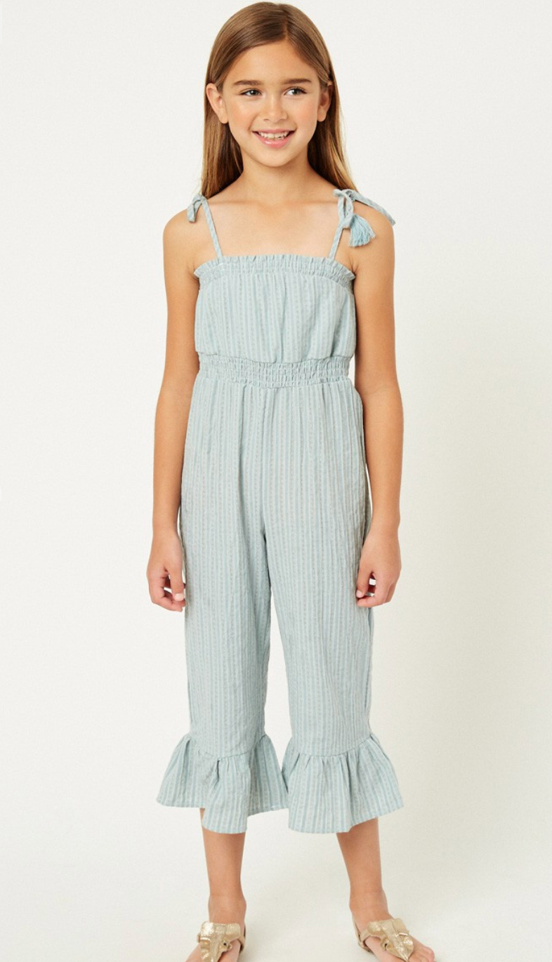 Dobby Smock Waist Jumper