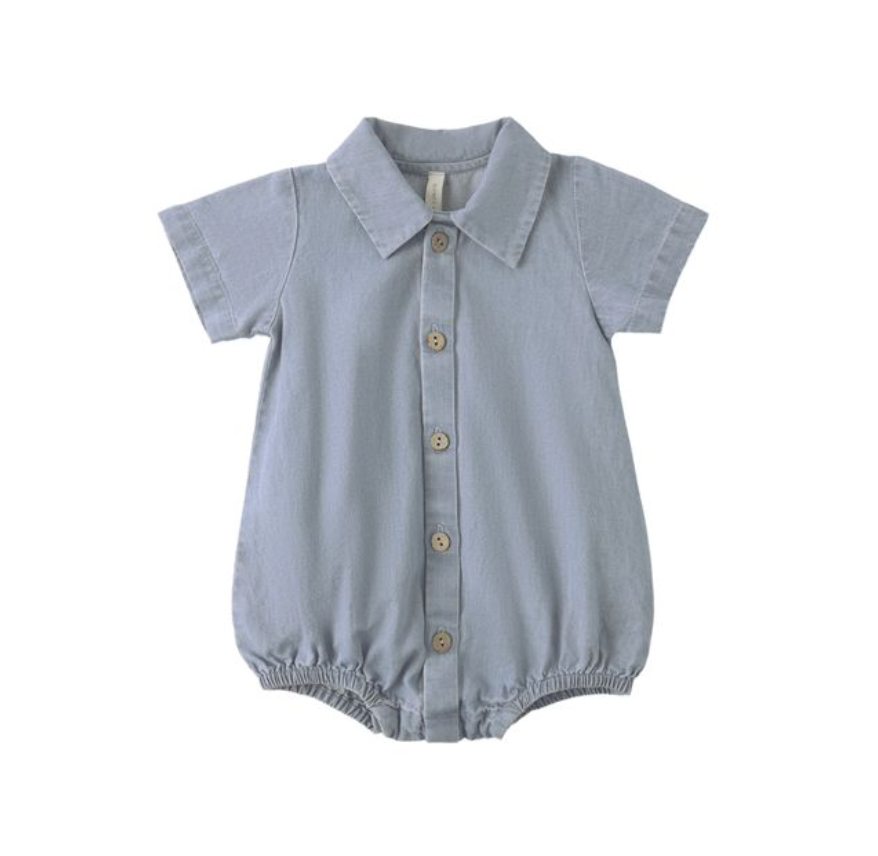 Matteo Romper || Chambray