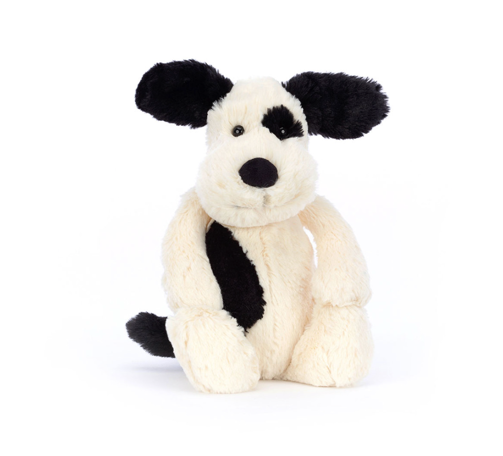 Bashful Black & Cream Puppy