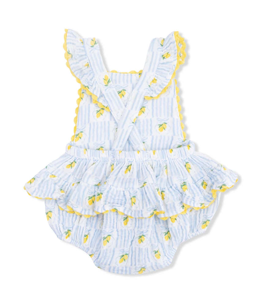 Lovely Lemons - Ric Rac Ruffle Sunsuit