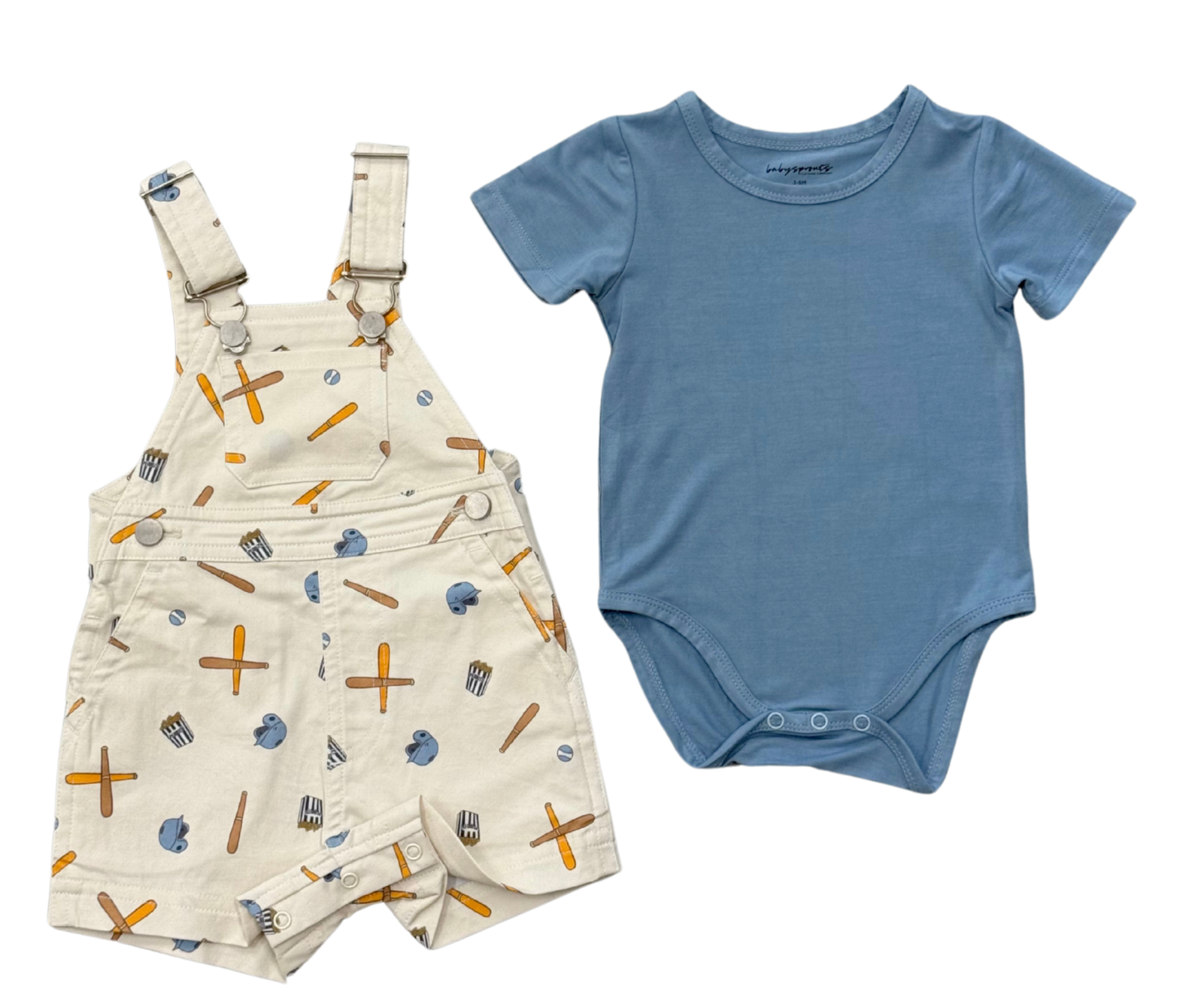 COTTON OVERALLS SET