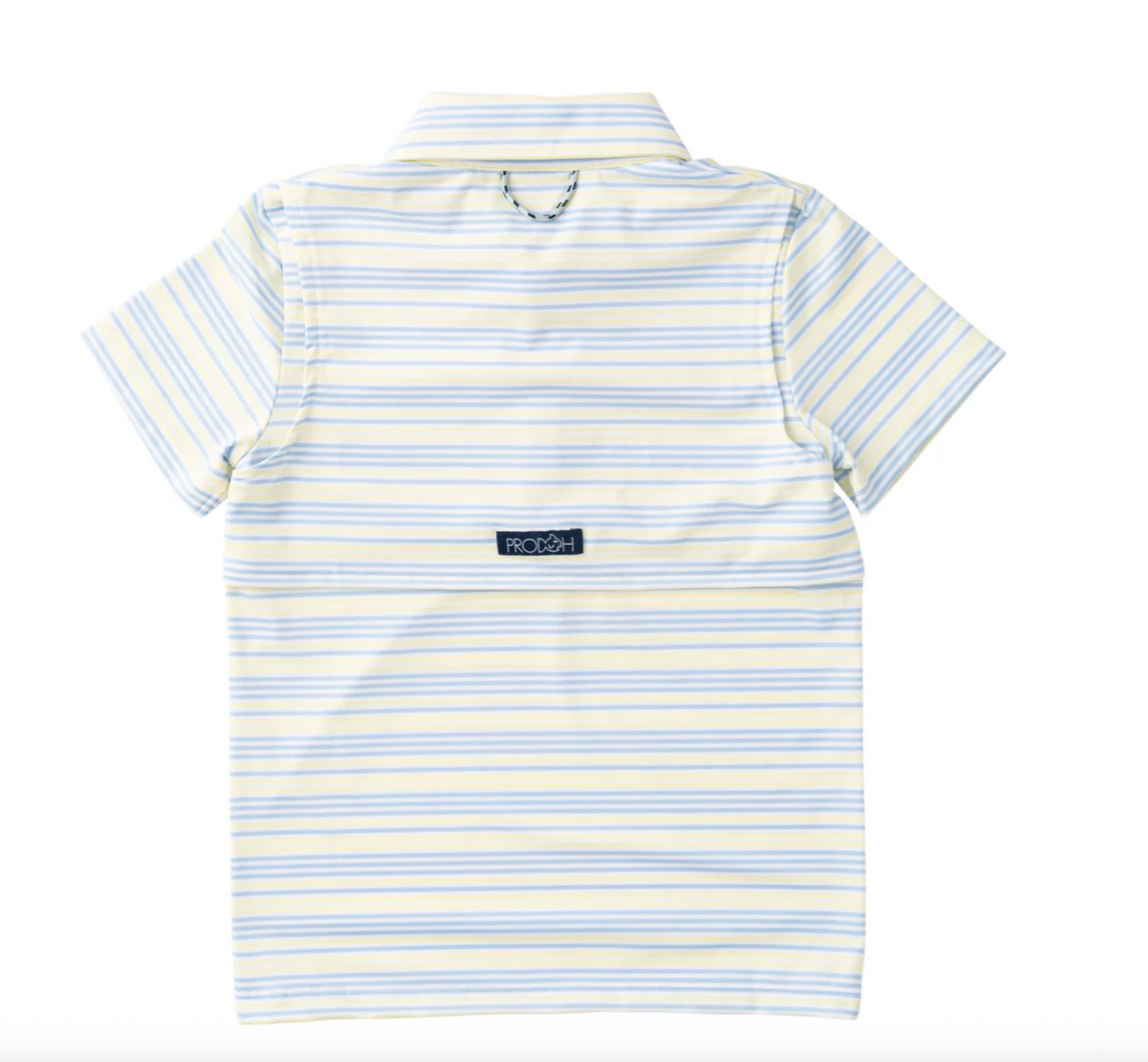 Pro Performance Polo - Yellow Pear Windsurfer Stripe