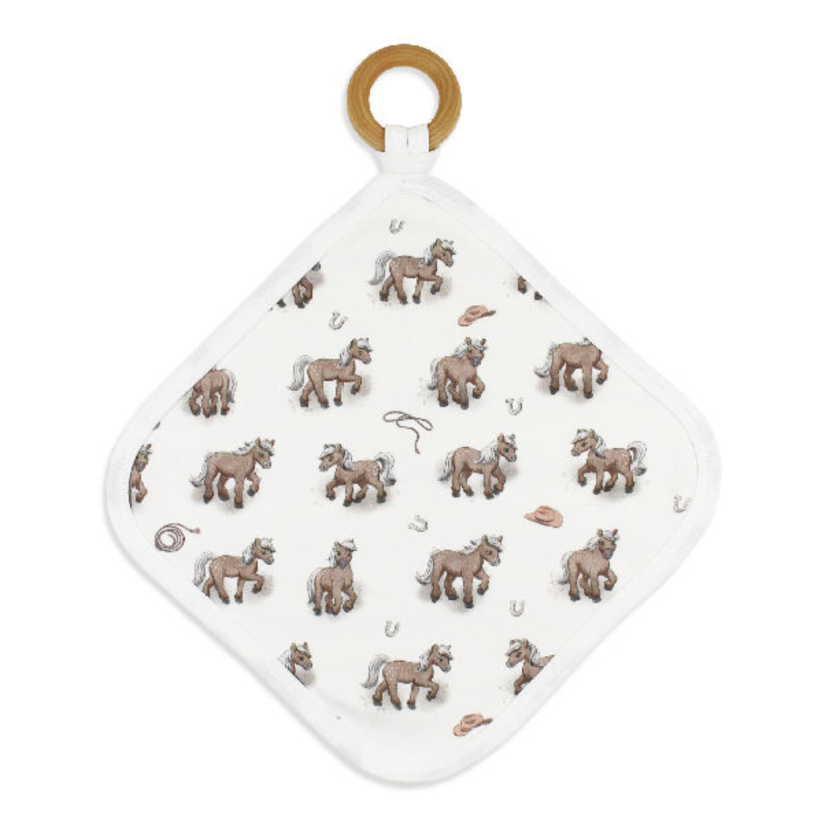 Little Lasso Teething Ring Lovey