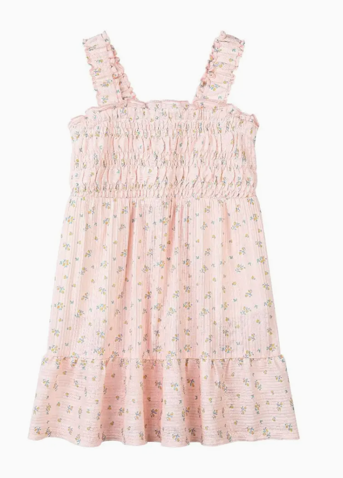 Susie Dress in Pink Floral