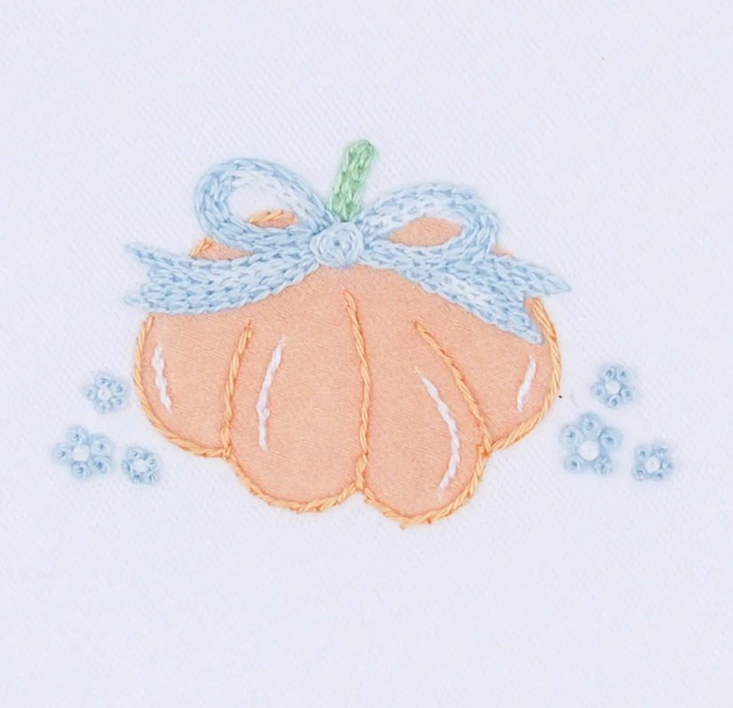 Prettiest in the Patch Ruffle Zip Footie