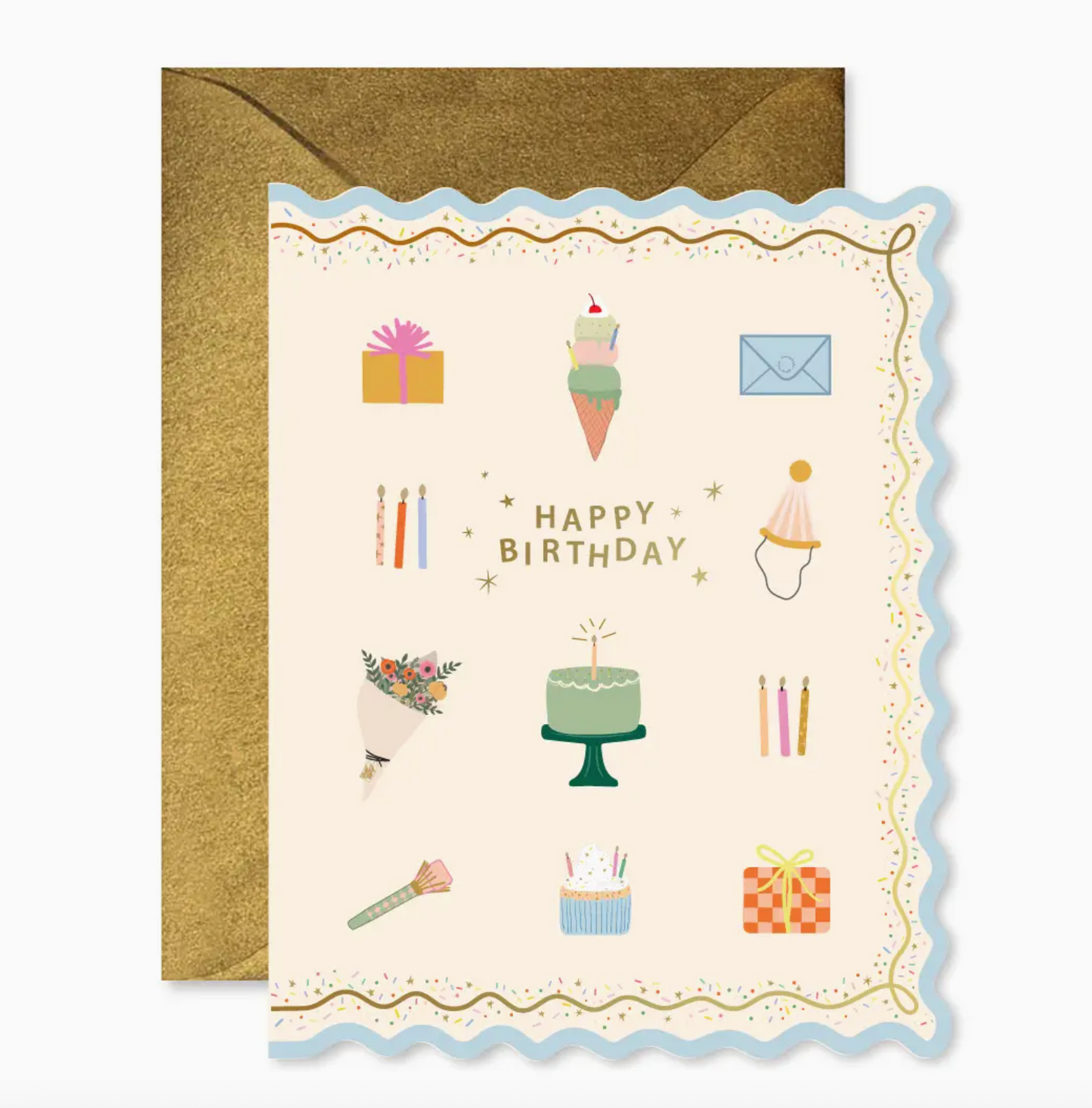 Scalloped Birthday Card
