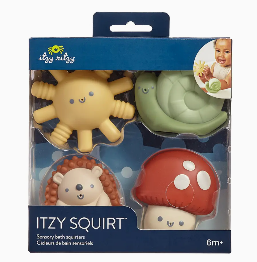 Itzy Squirt™ 4-pack of Soft Bath Toys