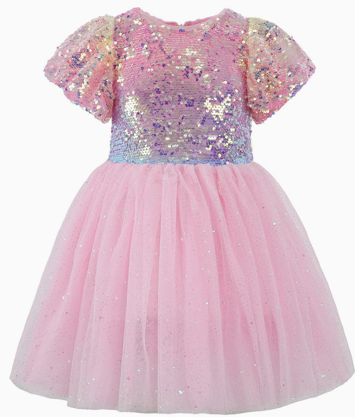 Pink Sequin Glitter Dress