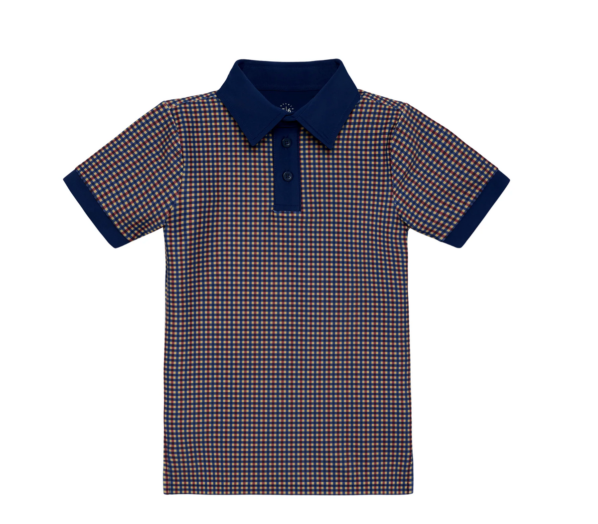 gingham polo shirt
