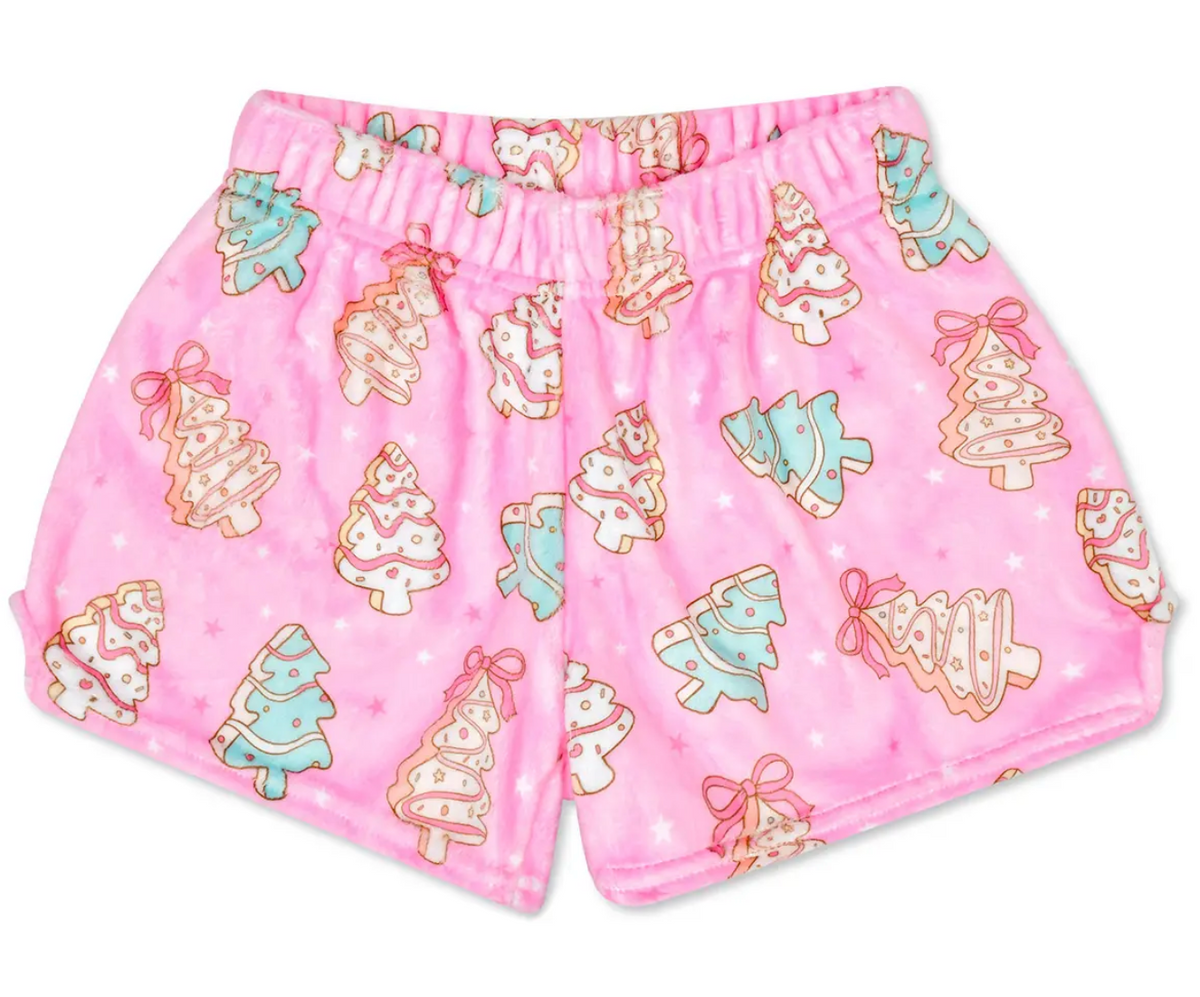 Holiday Cakes Plush Shorts