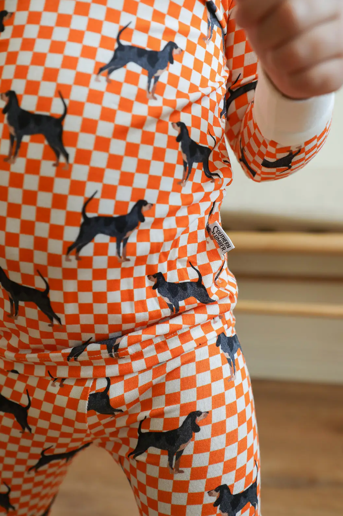 Coonhound Two-Piece Pajama Set