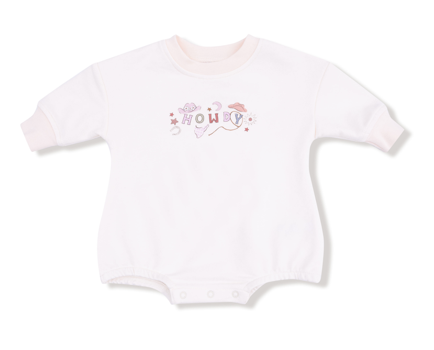 Sweatshirt Bubble With Howdy Silk Screen French Terry